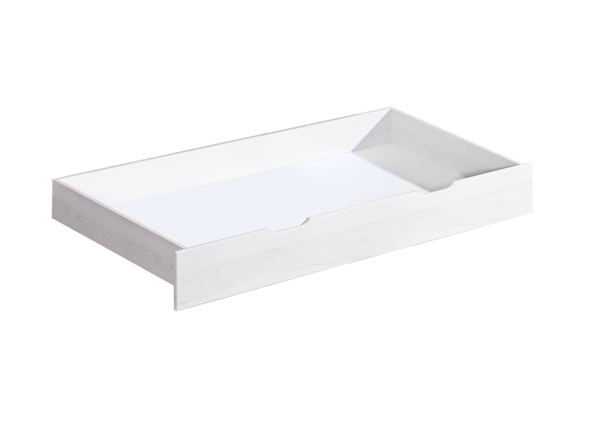 Drevený úložný box k posteli Kosma, Laura, Marika, Roma - biela Farba: Biela