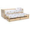 Posteľ s prístelkou Veronika 11 90x200 - prírodná NEWWW