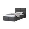 Čalúnená posteľ 90x200 s úložným priestorom Dony - grafit