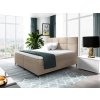 Boxspring manželská posteľ Leila - béžová