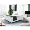 Boxspring manželská posteľ Leila - biela