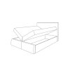 Zobrazenie otvárania boxspring postele DEAN.