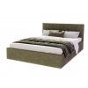 Zelená manželská posteľ Stuly
