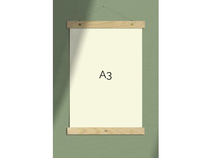 JAATY_dreveny-plakatovy-ram-na-poveseni_A3