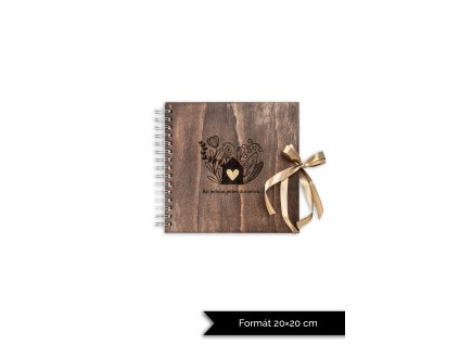 JAATY drevene fotoalbum byl jednou jeden domecek 5