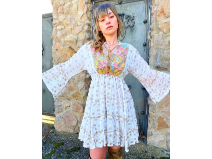 Serena boho šaty, 3 barvy, ONE SIZE