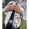 Ručně malovaná denim bunda Soul Sister