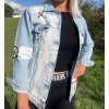 Ručně malovaná denim bunda Soul Sister