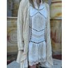 Mochy boho Chic Šaty, off white barva