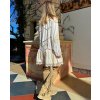Mochy boho Chic Šaty, off white barva
