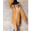 Piti Cuiti camel boho šaty vel S/M