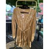 Piti Cuiti camel boho šaty vel S/M