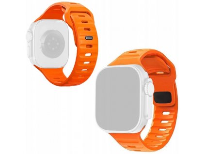 Apple watch silikonový řemínek orange 38/40/41