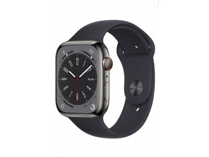 Apple watch 8 45 Cellular,stainless,steel,graphite