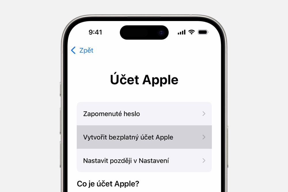 Jak založit Apple ID? Máš dvě možnosti