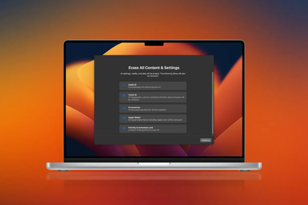 Jak vrátit MacBook do továrního nastavení? Návod krok za krokem