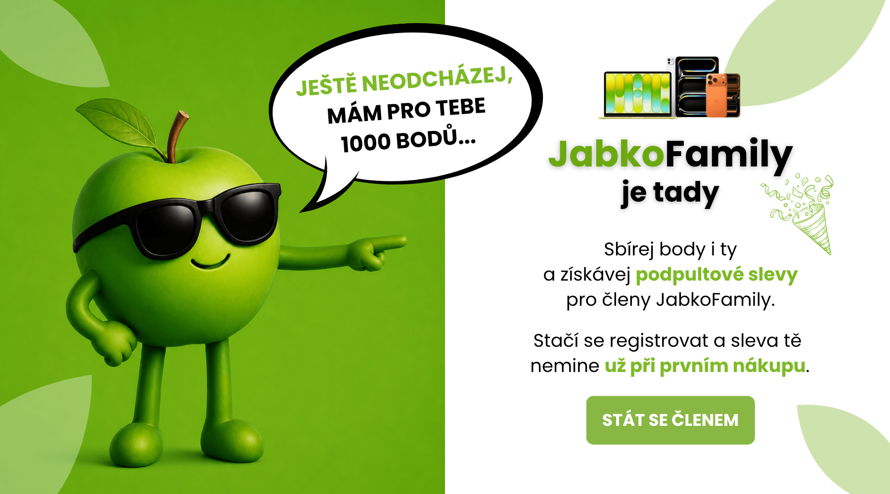 popup Ještě neodcházej | trigger:exit | frequency:daily | audience:guest