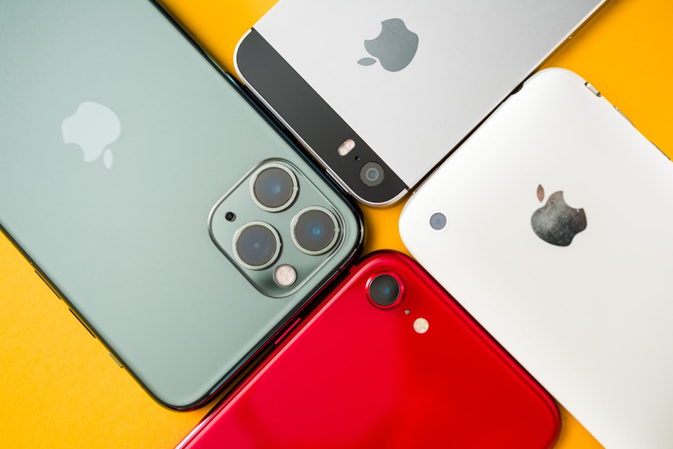 Starší modely telefonů výrobce Apple