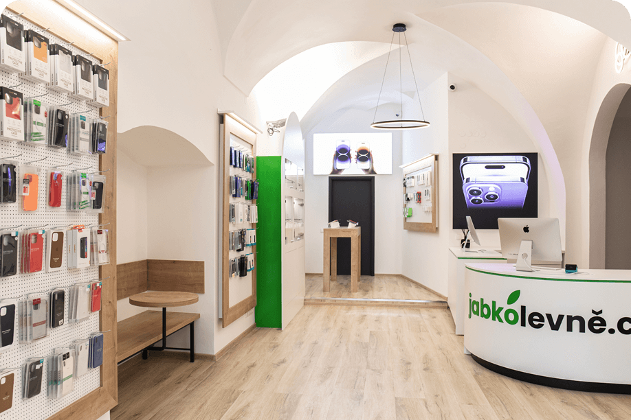 Pobočka v Praze - interiér obchodu