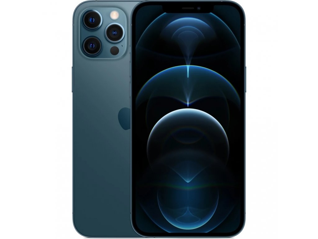 iPhone 12 Pro Max 128GB (Stav B) Tichomořsky modrá  Ochranné sklo a nalepení ZDARMA!