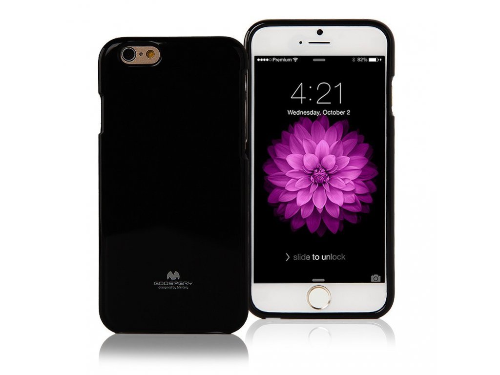 6842 pouzdro kryt pro apple iphone 6 6s mercury jelly case black