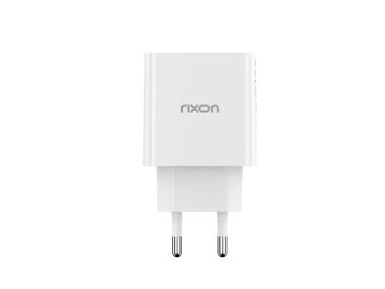 Napájecí adaptér USB-C / USB-A 20W Bílý - Rixon