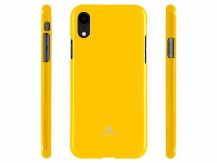 Ochranný kryt pre iPhone XR - Mercury, Jelly Yellow
