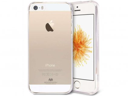 Puzdro / kryt pre Apple iPhone 5 / 5S / SE - Mercury, Jelly Transparent