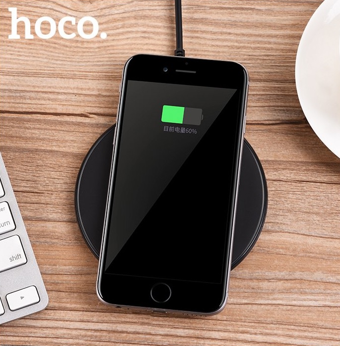 Bezdrátová nabíječka pro iPhone - HOCO, CW6 Homey Black