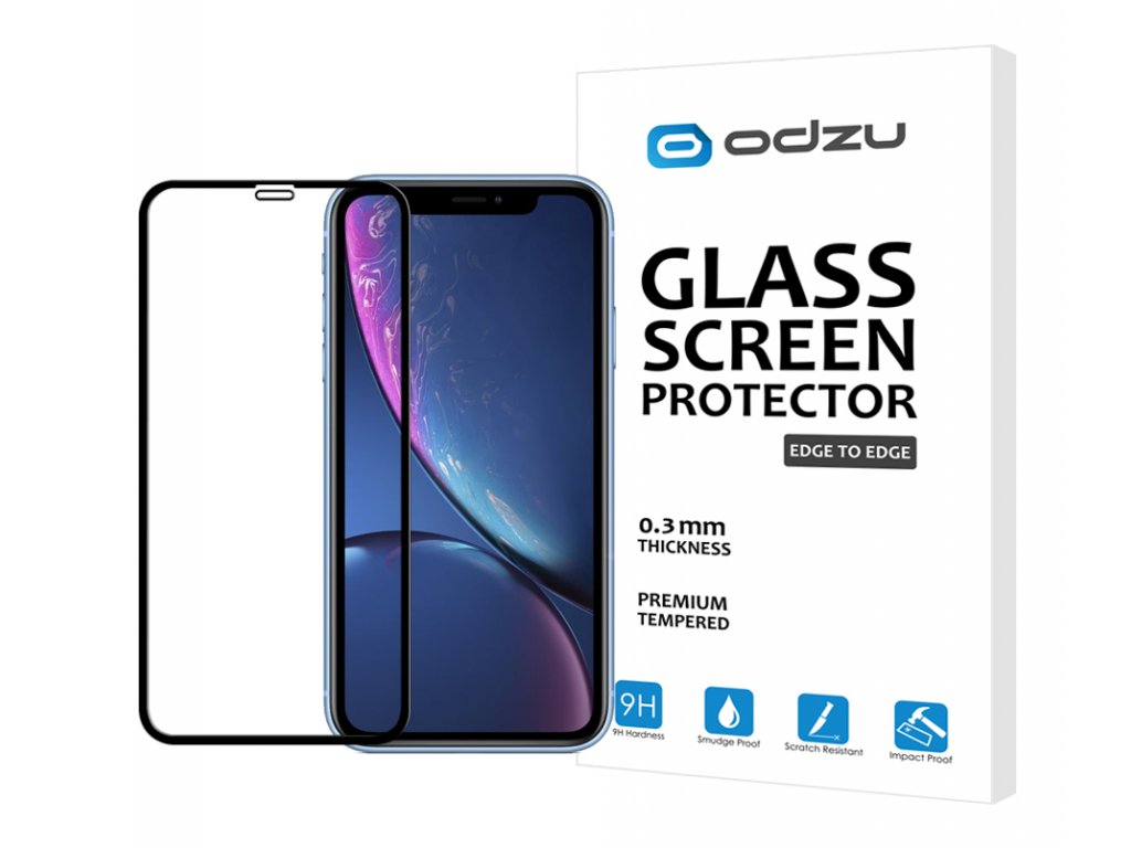 Ochranné tvrzené sklo pro iPhone XR - Odzu, Glass E2E