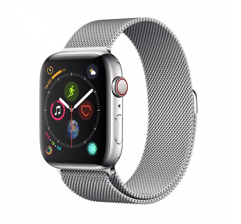 Řemínek pro Apple Watch 42mm / 44mm - Devia, Milanese Silver