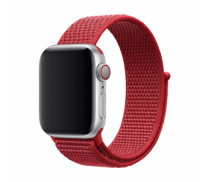 Řemínek pro Apple Watch 42mm / 44mm - Devia, Sport3 Red
