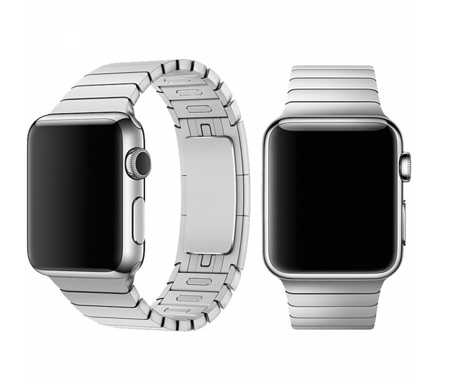 Řemínek pro Apple Watch 38mm / 40mm - Devia, LinkBracelet Silver