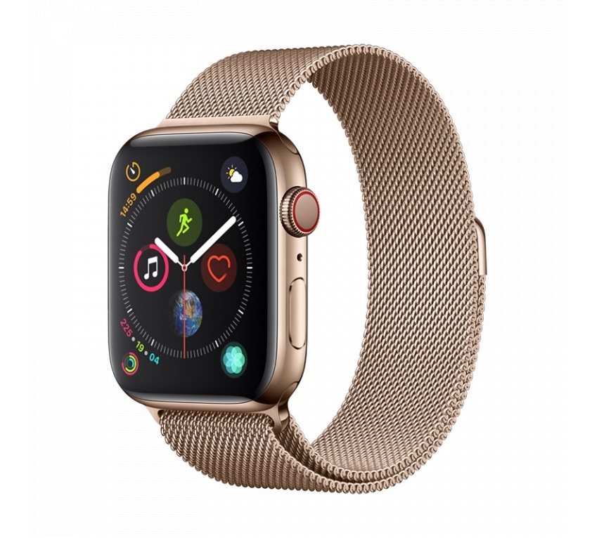 Řemínek pro Apple Watch 42mm / 44mm - Devia, Milanese Gold