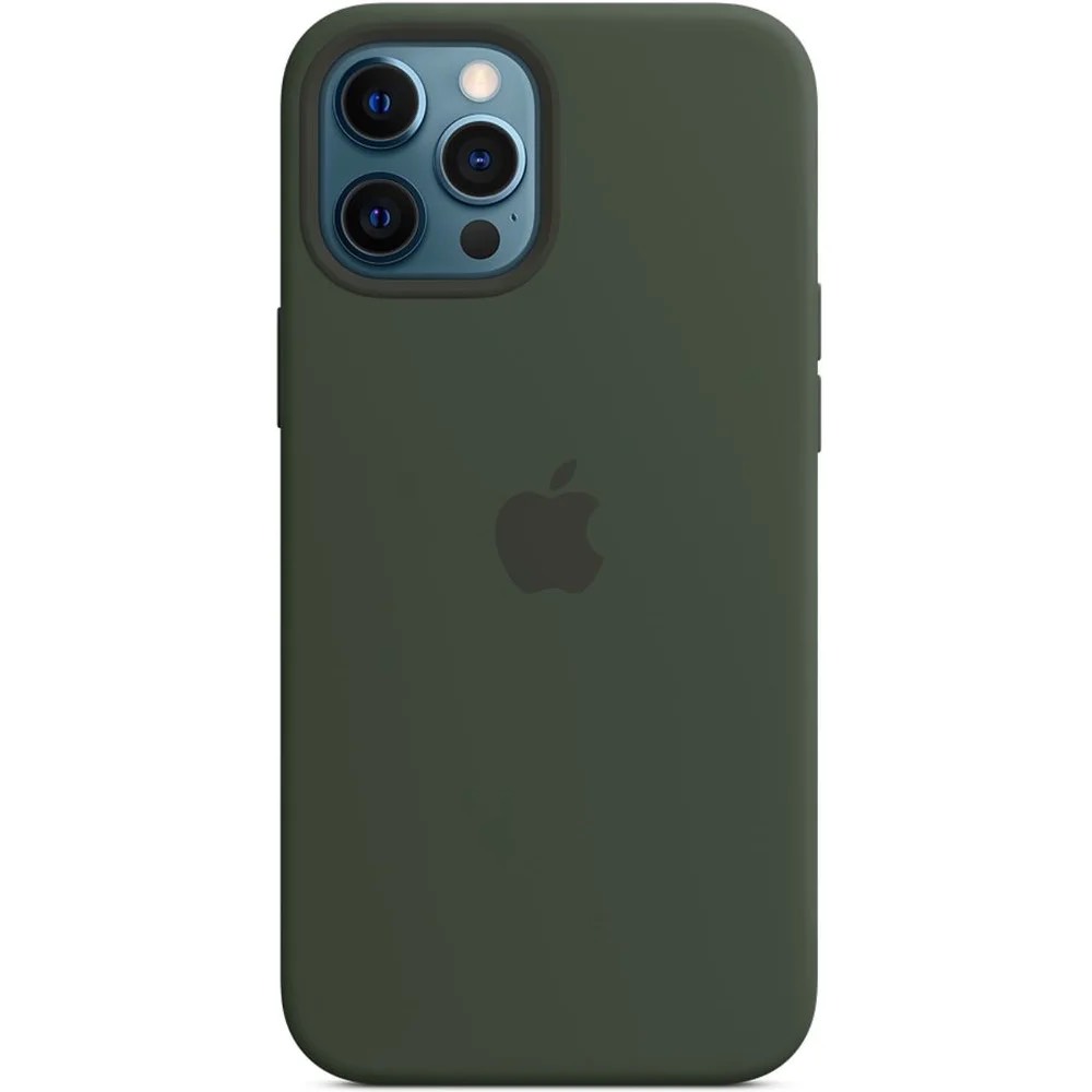 Silikonový MagSafe kryt na iPhone 12 / 12 Pro - Cyprus Green