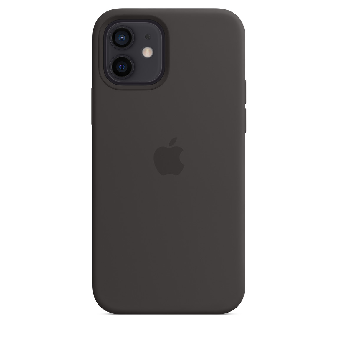 Silikonový MagSafe kryt na iPhone 12 Pro Max - Black