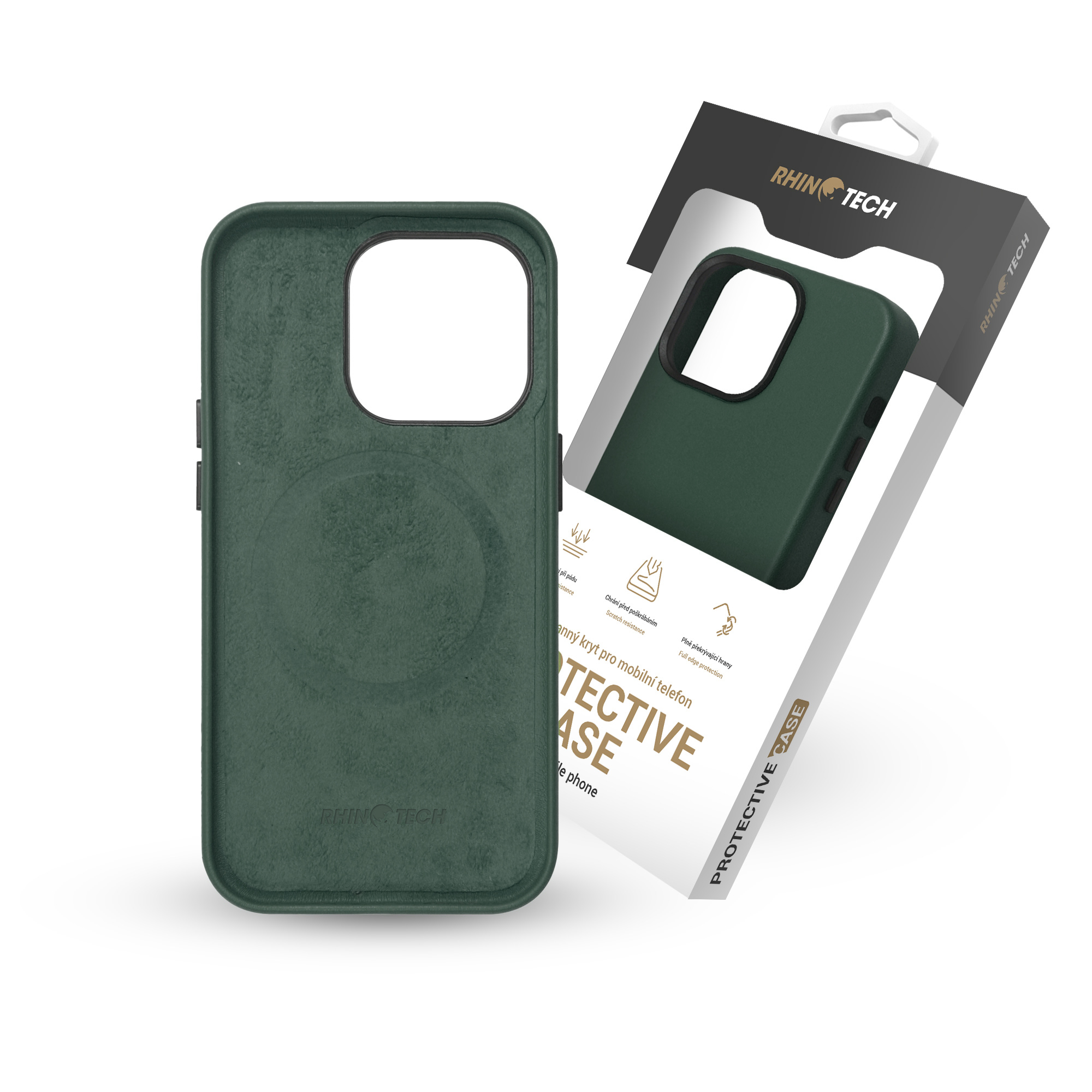 Kryt RhinoTech MAGcase Eco pro iPhone 14 Pro Max - Temně Zelená (obrázek 8)