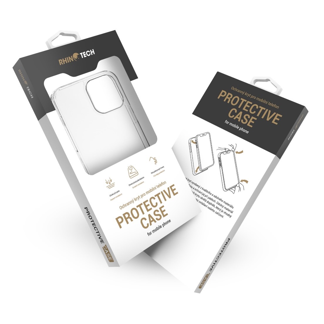 Rhinotech SHELL case pro Apple iPhone 11 Pro transparentní