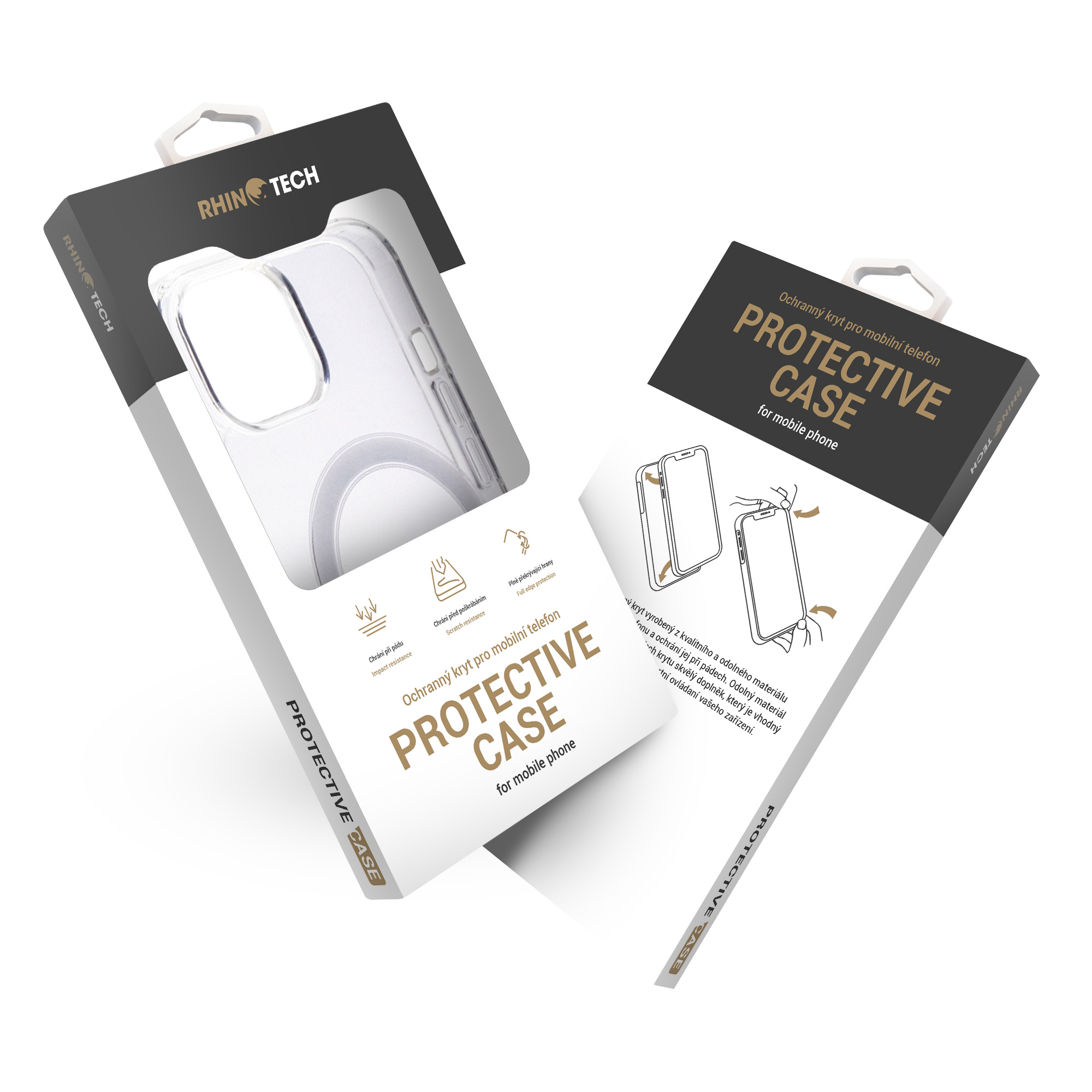 RhinoTech MAGcase Clear pro Apple iPhone 14 transparentní (obrázek 4)