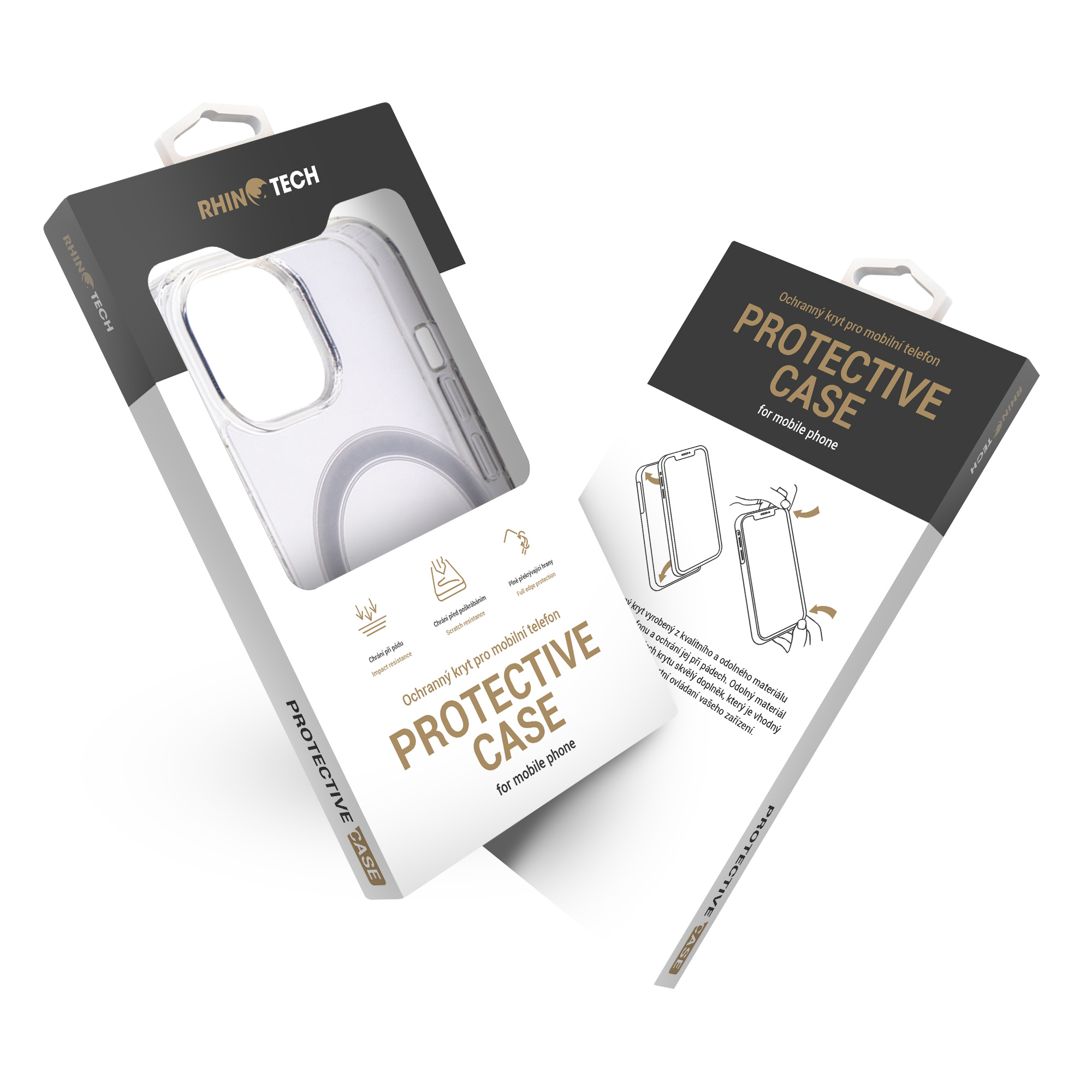 RhinoTech MAGcase Clear pro Apple iPhone 15 Pro Max transparentní (obrázek 4)