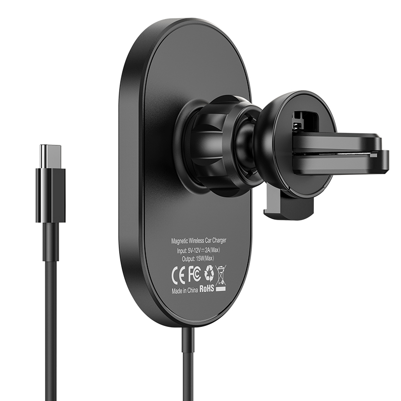 Magnetický (MagSafe) držák telefonu s bezdrátovým nabíjením 15W - Hoco CA90 (obrázek 4)