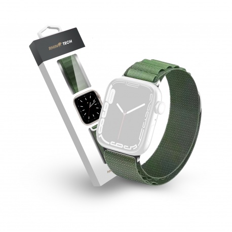 Řemínek pro Apple Watch 42/44/45/49mm Alpine Loop Zelená