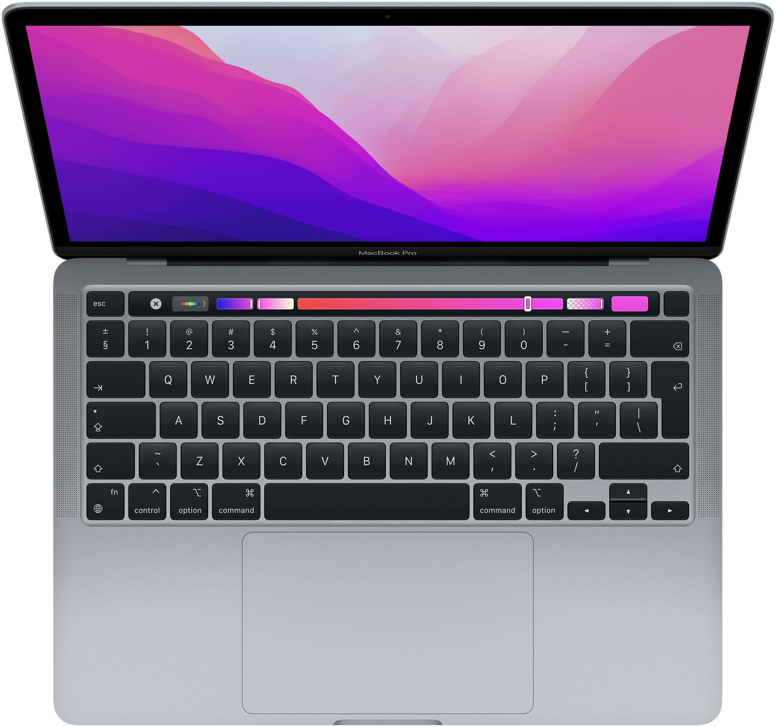MacBook Pro 13" 2022 M2 / 8GB / 256GB (Rozbaleno) Vesmírně šedá (obrázek 3)