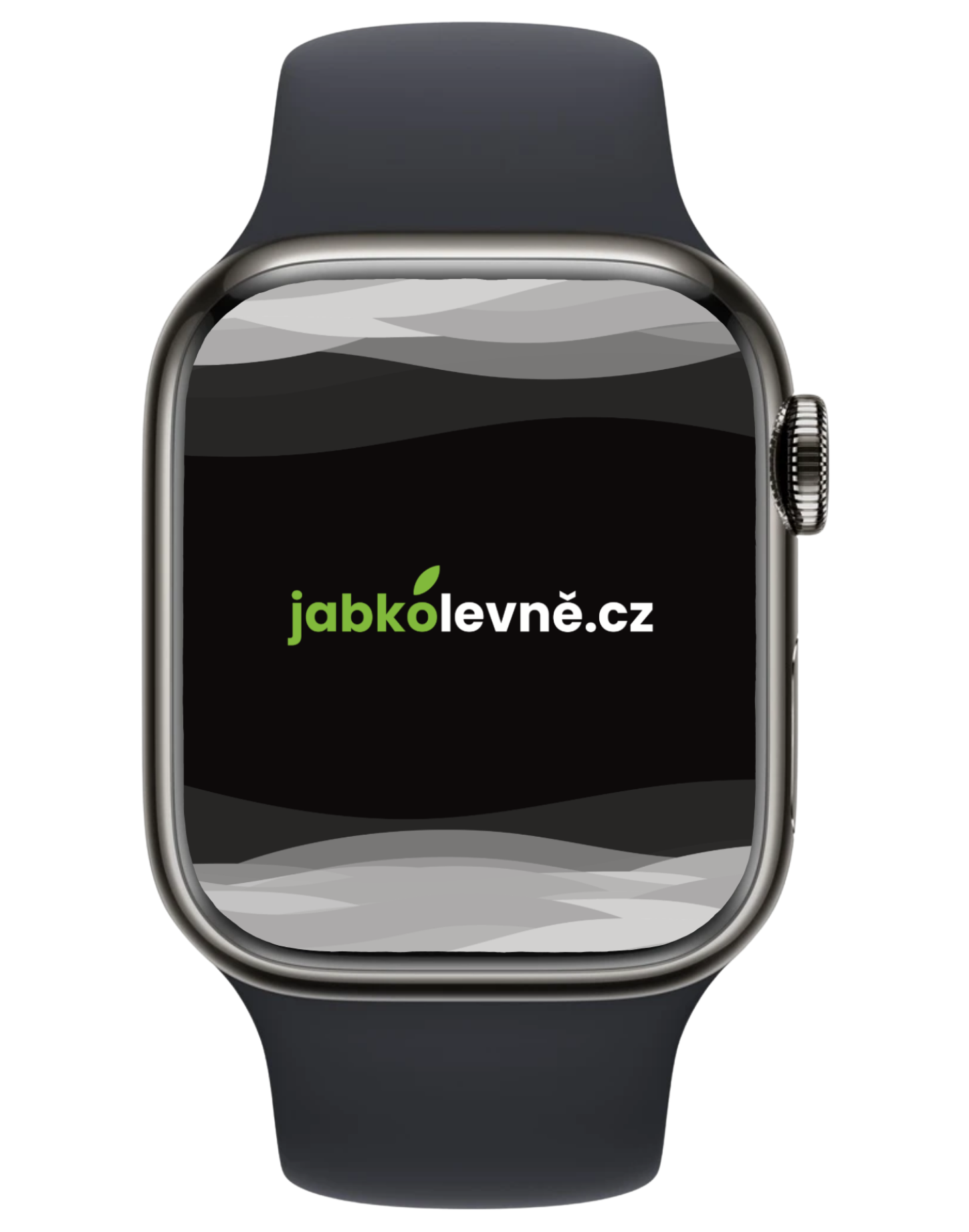 Apple Watch Series 8 45mm Cellular (Stav A) Grafitová nerezová ocel s černým sportovním řemínkem MNK43CS/A