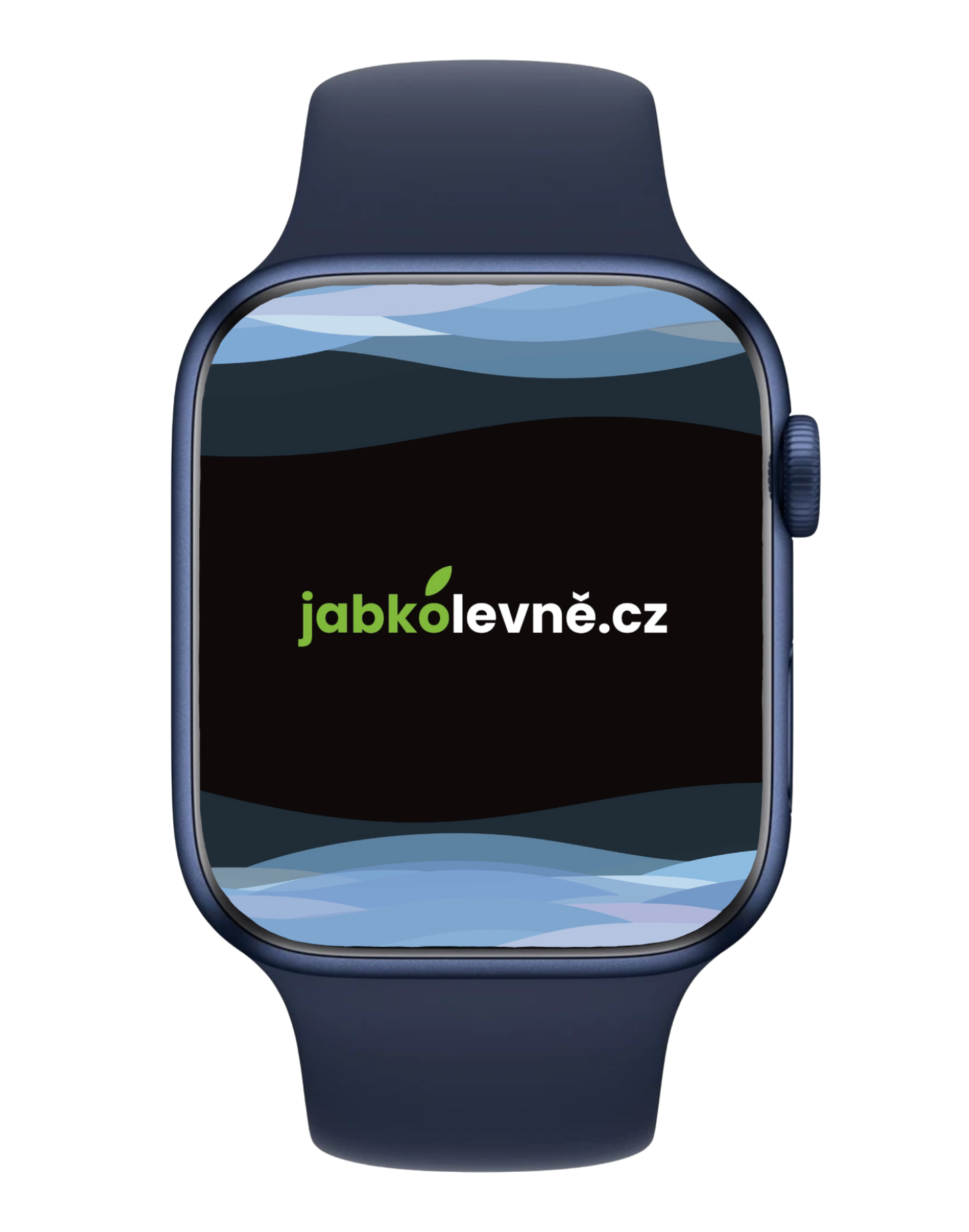 Apple Watch Series 6 44mm Cellular (Stav A-) Modré s temně modrým sportovním řemínkem MRGE3QC/A