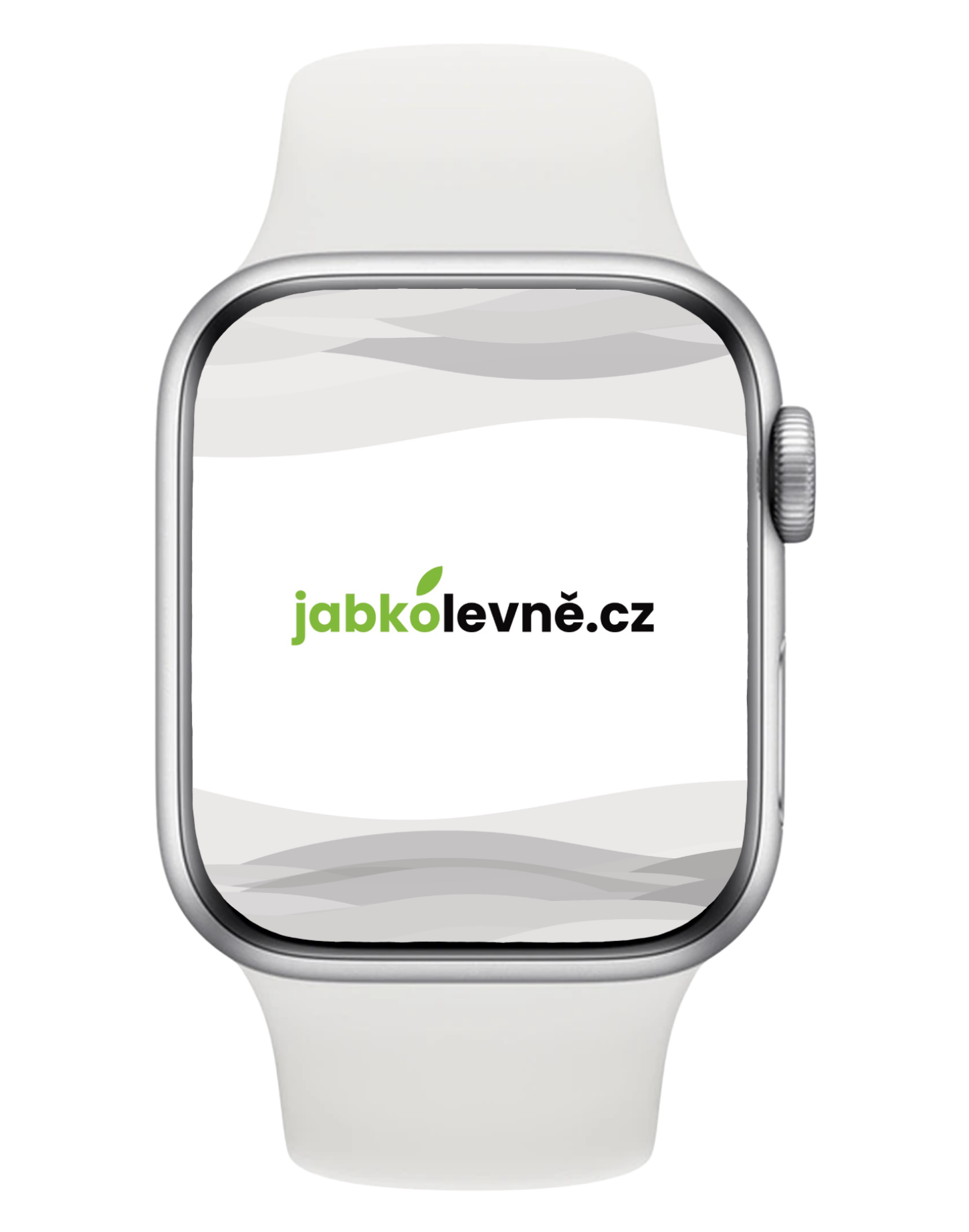 Apple Watch Series 6 44mm Cellular (Stav A/B) Stříbrné s bílým sportovním řemínkem MRGE3QC/A