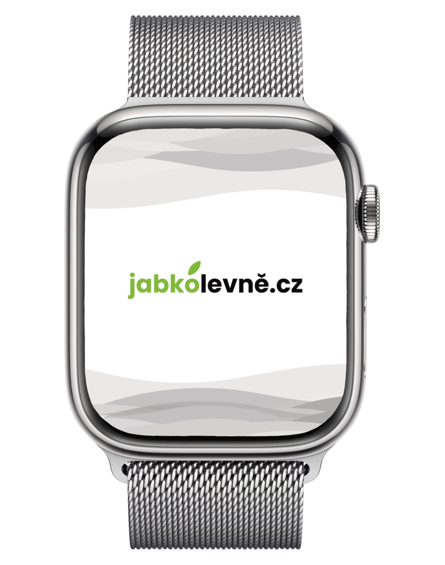 Apple Watch Series 9 45mm GPS (Zánovní) Nerezová ocel s temně modrým sportovním řemínkem MNK43CS/A