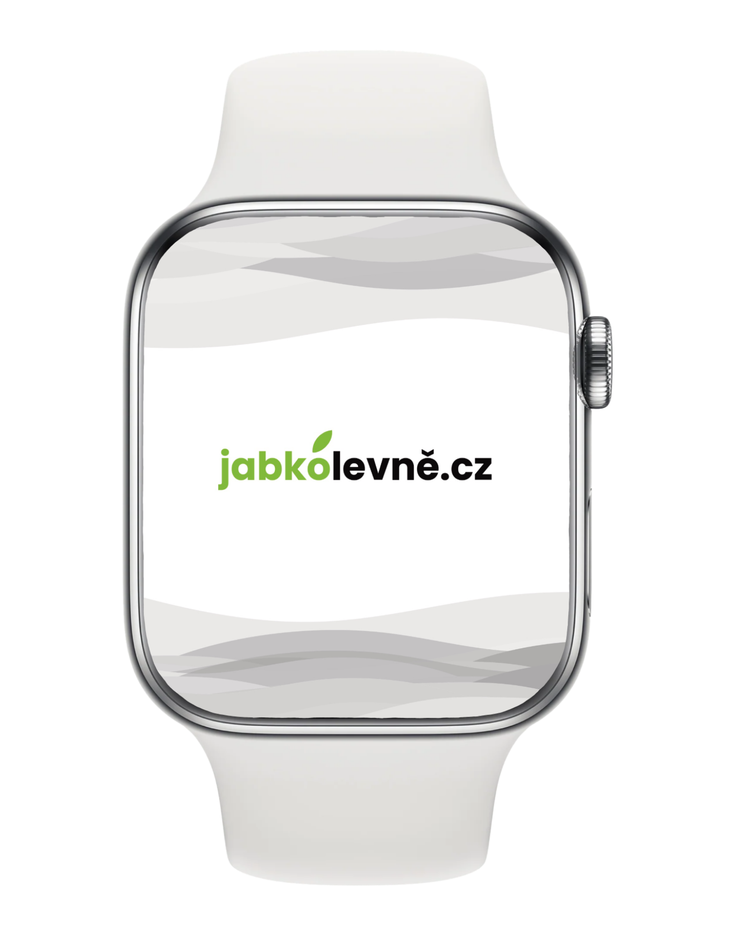 Apple Watch Series 5 44mm GPS (Stav A/B) Stříbrné s bílým sportovním řemínkem MRGE3QC/A
