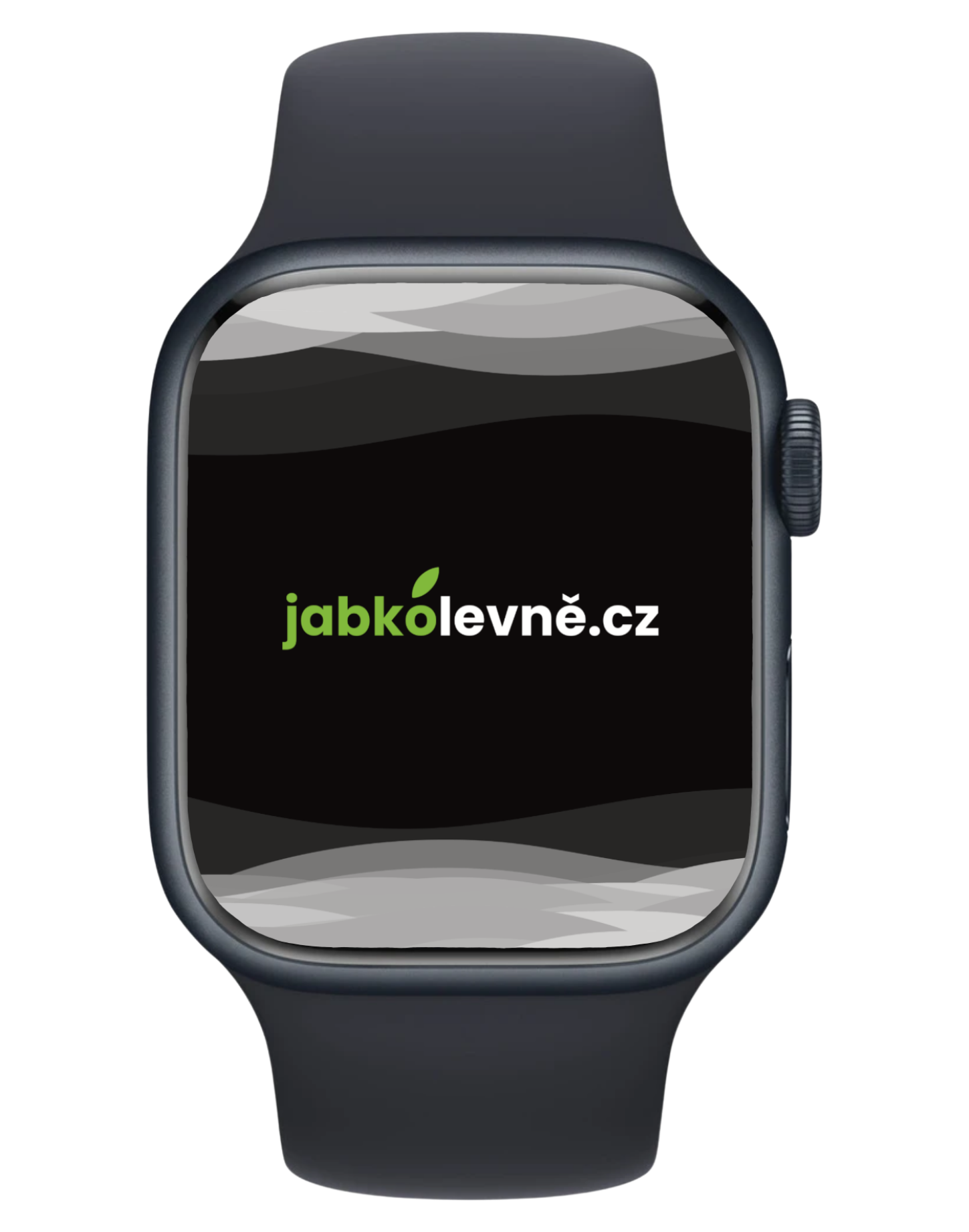 Apple Watch Series 7 45mm GPS (Stav C) Černé s temně modrým sportovním řemínkem