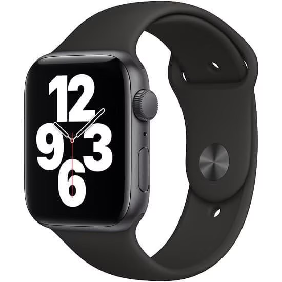 Apple Watch SE (2020) 40mm Cellular (Stav A) Vesmírně šedý hliník s černým sportovním řemínkem